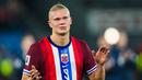 Pesta gol ini dipimpin oleh penampilan monster dari Erling Haaland yang sukses mencetak lima gol. Seolah tak mau ketinggalan, pemain pengganti Thelo Aasgaard turut menyumbang empat gol spektakuler. (Cornelius Poppe/NTB via AP)