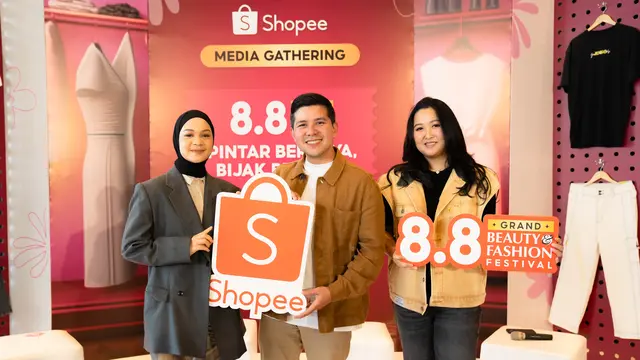 Peran Fashion versi Tantri Namirah dan Haykal Kamil bersama JINISO di Shopee 8.8 Grand Beauty & Fashion Festival