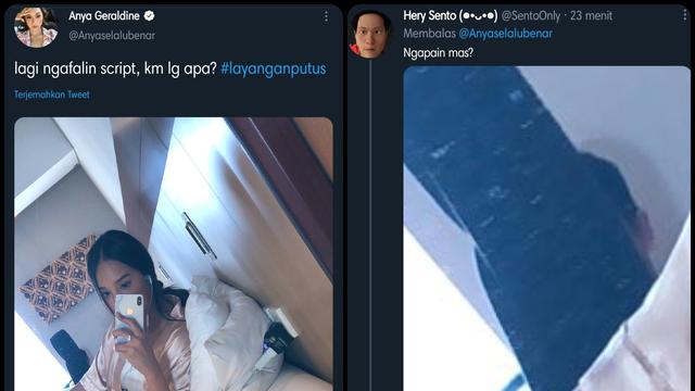 Unggahan Anya Geraldine.