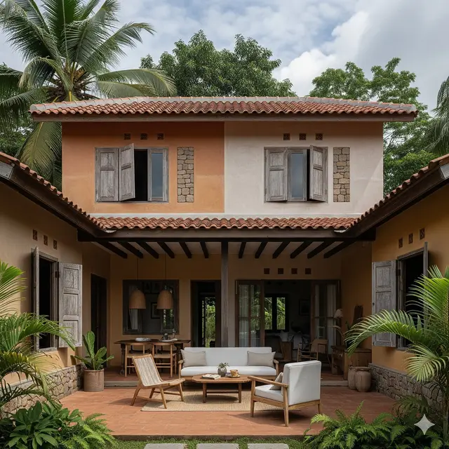Rumah Desa Minimalis Tuscan