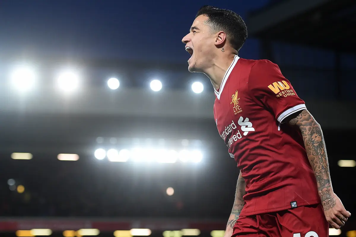 FOTO: Ragam Selebrasi Gol Philippe Coutinho bersama Liverpool