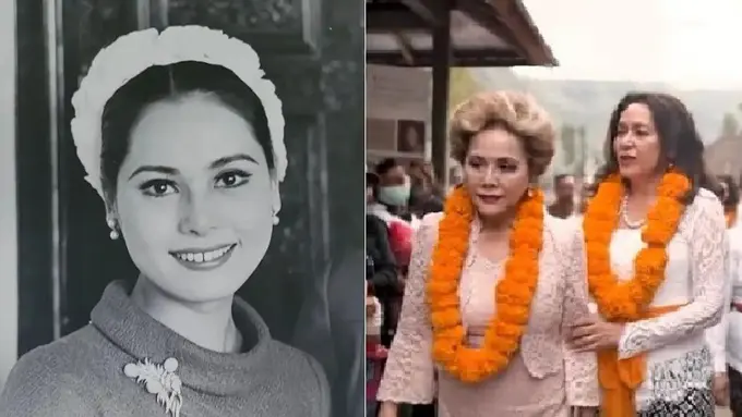 Dewi Soekarno (Instagram/koleksi_sejarah_indo/uwutimeline)