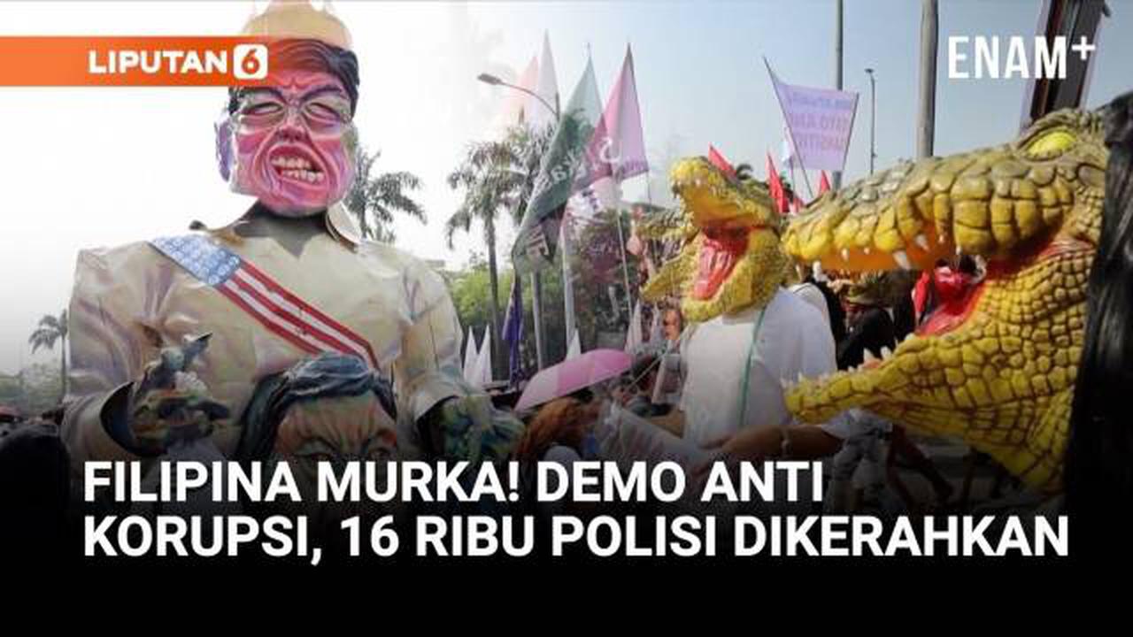 Ribuan Warga Filipina Gelar Demo Besar Anti Korupsi di Manila