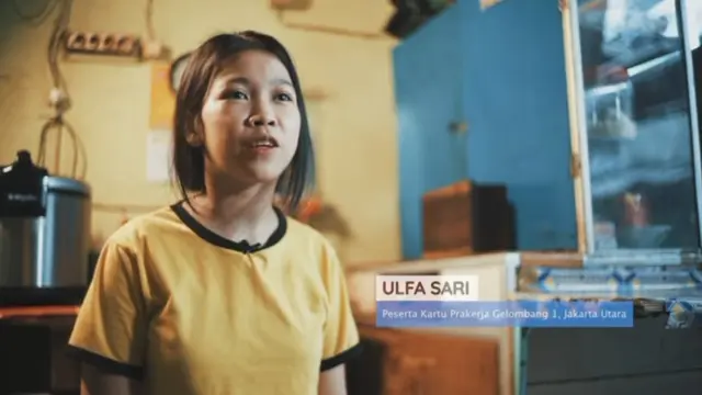 Ulfa, penerima kartu prakerja