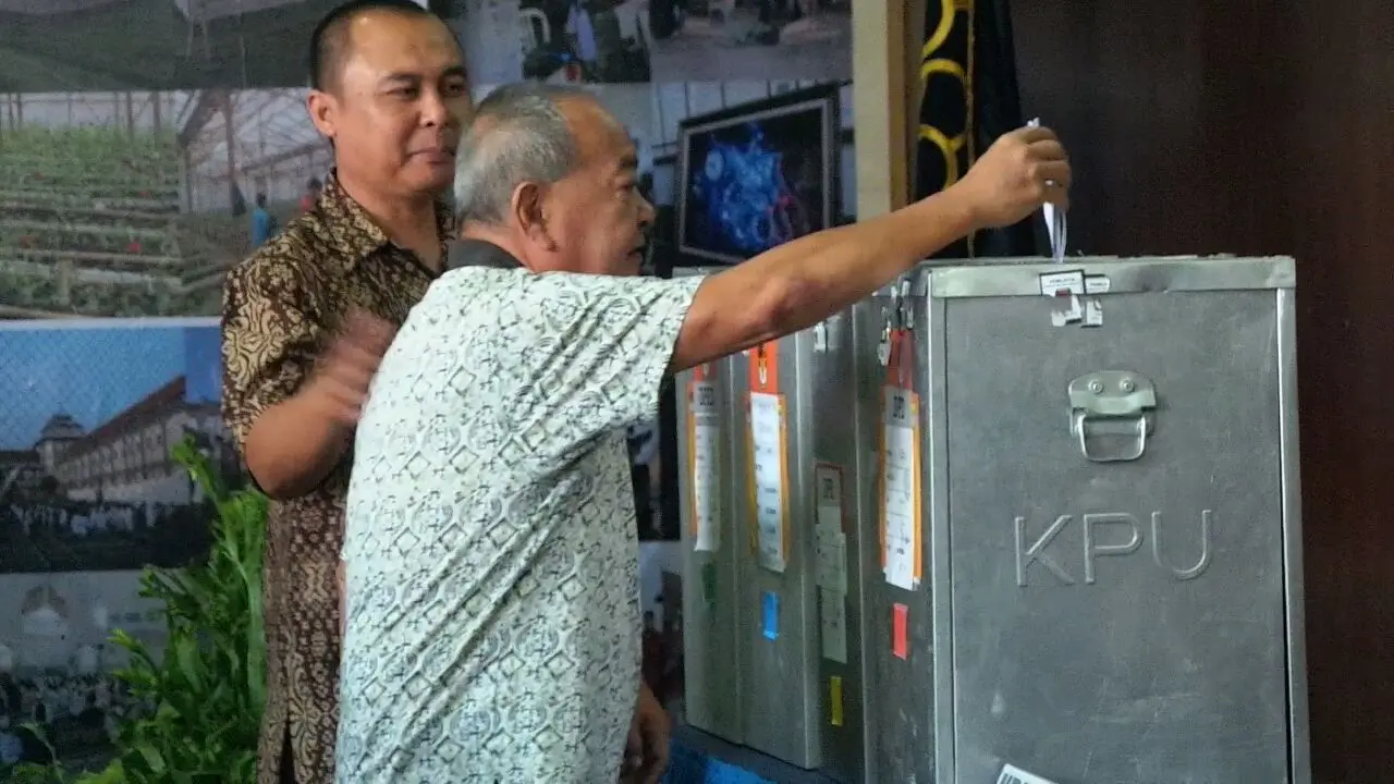 Suasana Pencoblosan di Lapas Koruptor Sukamiskin