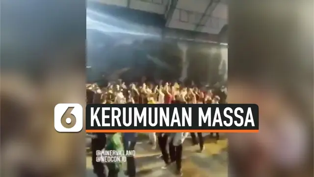 VIDEO: Viral, Kerumunan Joget tanpa Jaga Jarak di Sleman City Hall