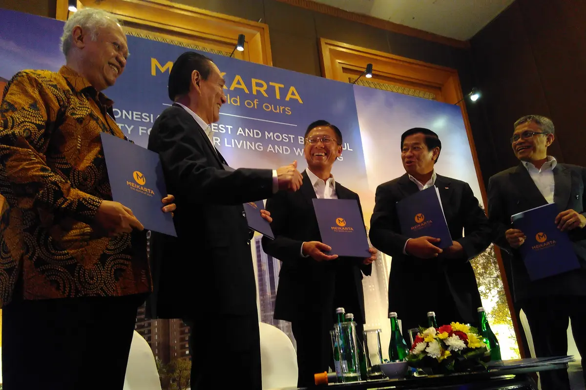 Lippo bangun kota moderen MEIKARTA di Cikarang (Foto: Liputan6.com)