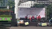 Kementrian Pariwisata menggelar fun bike untuk mengawali helat akbar sport tourism Tour de Singkarak 2015