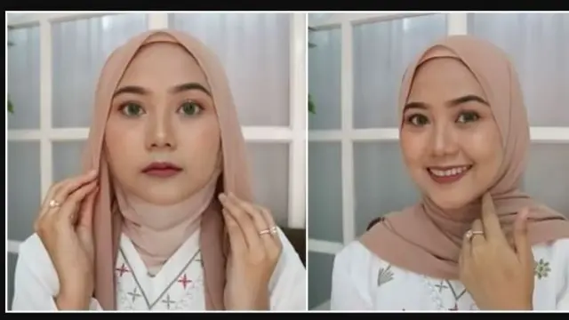Tips Pakai Hihab Pashmina untuk Pemilik Wajah Bulat Agar Terlihat Tirus