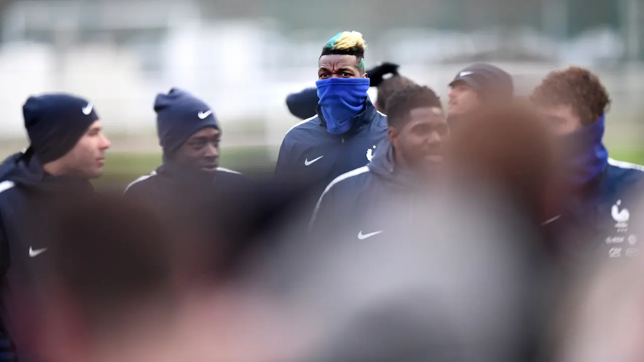 Gaya Paul Pogba Saat Ikuti Latihan Bersama Timnas Prancis