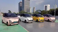 Cara Unik Wuling Rayakan 1 Tahun Kehadiran Mobil Listrik Air ev di Indonesia