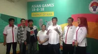 Menteri Pemuda dan Olahraga Republik Indonesia, Imam Nahrawi, mendukung bergulirnya Journalist Games 2017 yang akan digelar pada 8 dan 9 Desember 2017. (Bola.com/Benediktus Gerendo Pradigdo)