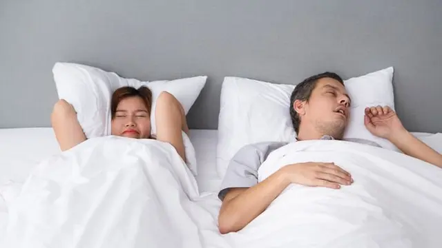 Ilustrasi sleep apnea, gangguan tidur