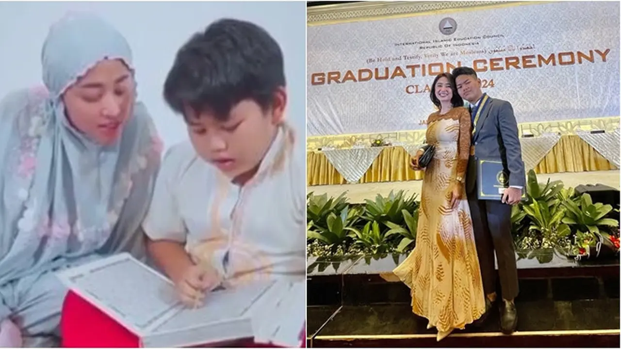 6 Potret Dewi Perssik Berhasil Didik Anak Angkat, Berprestasi hingga Lulus SMA