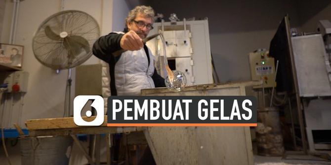 VIDEO: Melihat Aksi Maestro Pembuat Gelas di Italia