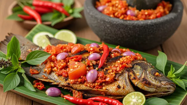 Bumbu Cobek Ikan Khas Sunda/Gemini AI