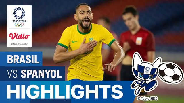 VIDEO: Kalahkan Spanyol, Timnas Brasil Sukses Meraih Medali Emas di Olimpiade Tokyo 2020