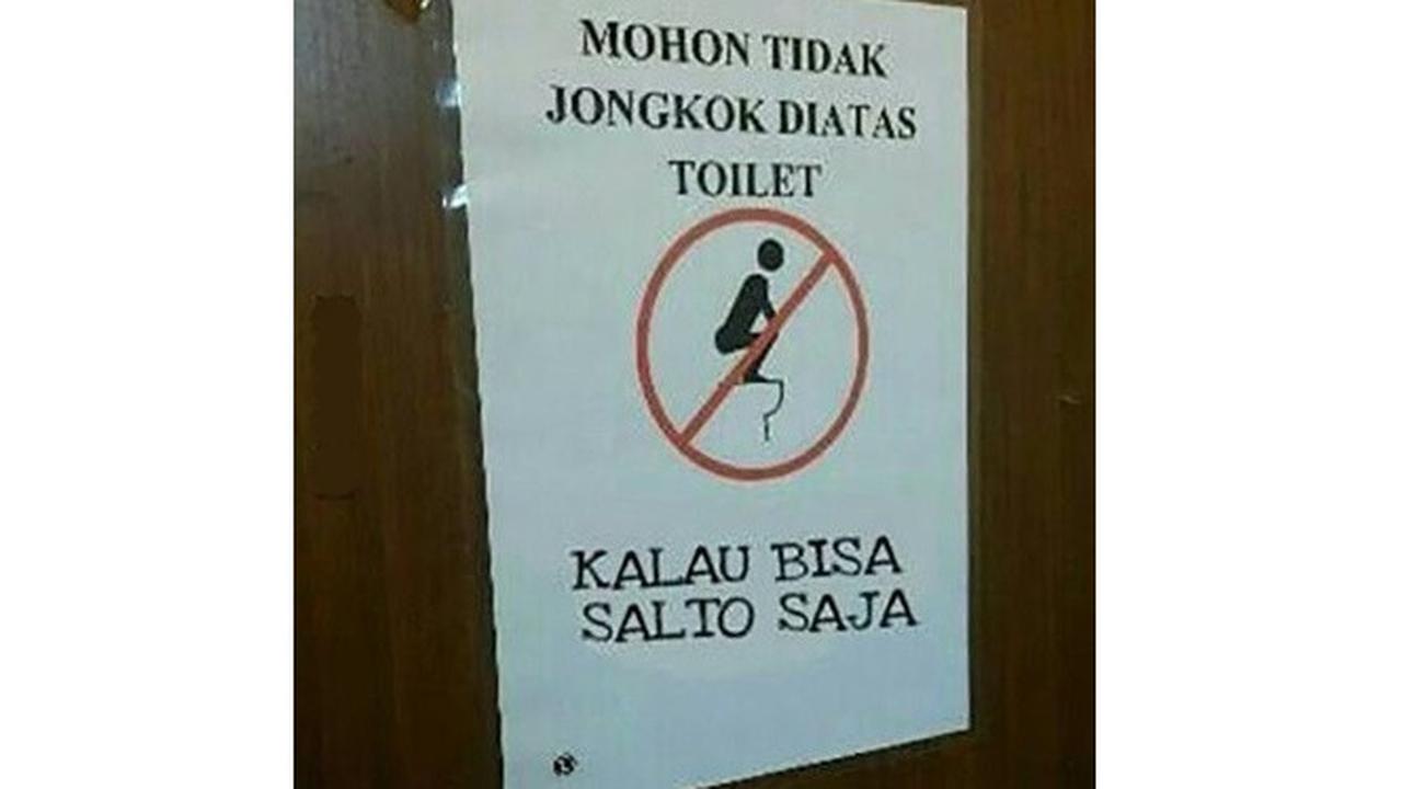 Potret Lucu Tata tertib Toilet ini Bikin Tepok Jidat – Ngakak Online