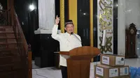 Kasatgas Tito Tarawih bersama Warga,  Siap Dukung Penyelesaian Masjid Islamic Centre Lhokseumawe