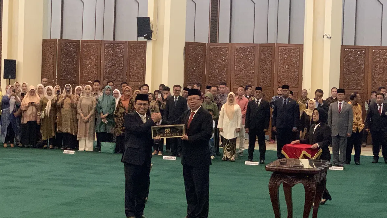Pelantikan Ketua Fraksi PPP DPR Amir Uskara sebagai Wakil Ketua MPR RI