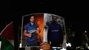 Sementara itu, Reporters Without Borders mengatakan hampir 200 jurnalis tewas dalam perang antara Israel dan milisi Hamas yang memanas di Gaza sejak Oktober 2023 silam. Tampak dalam foto, para jurnalis memegang poster yang menampilkan rekan-rekan mereka dari Palestina yang tewas dalam serangan udara Israel di Jalur Gaza, selama demonstrasi di kota Ramallah, Tepi Barat, pada Senin 11 Agustus 2025. (AP Photo/Nasser Nasser)