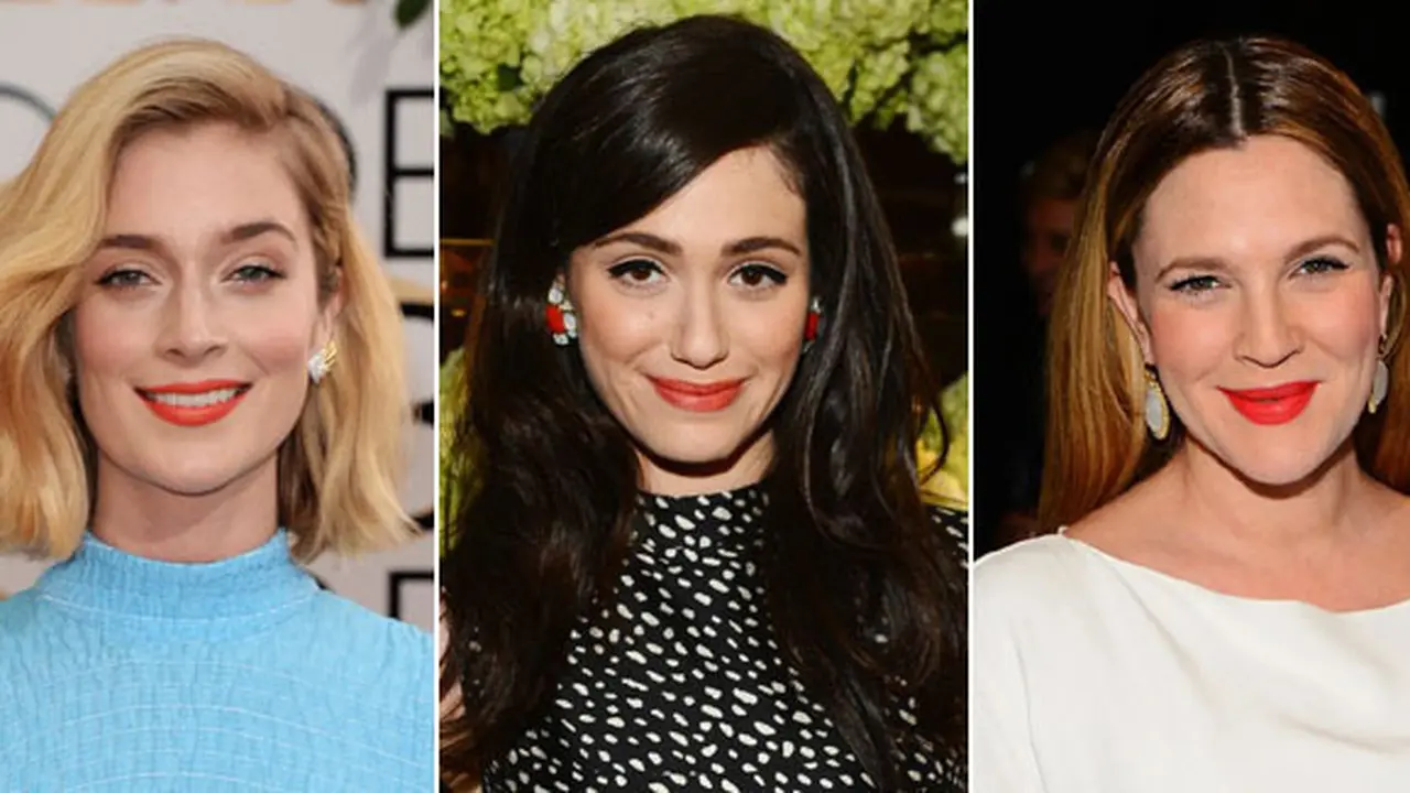 Caitlin Fitzgerald, Emmy Rossum, Drew BarrymoreFoto: geniusbeauty