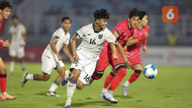 Timnas Korea Selatan melawan Timnas Indonesia di Kualifikasi Piala Asia U-23 2026.