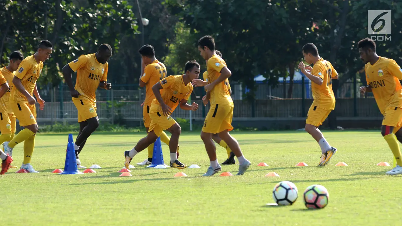Hadapi Persija di Laga Pembuka Liga 1 2018, Bhayangkara FC Latihan di Lapangan A Senayan