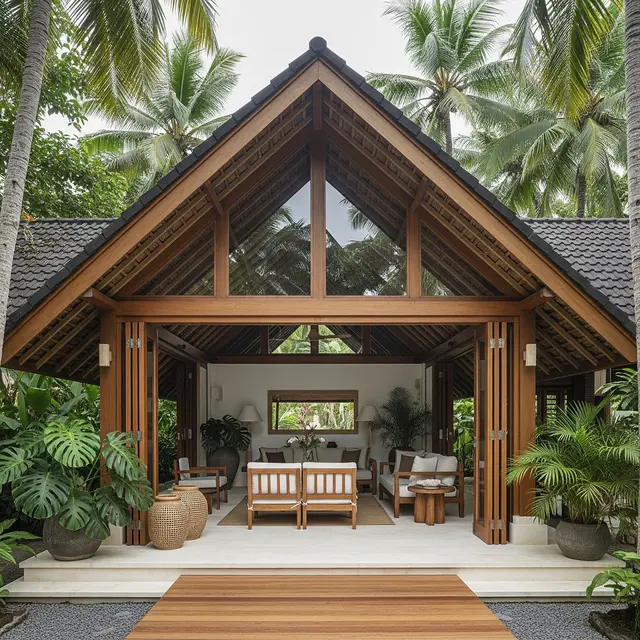 Rumah Sederhana Tapi Mewah Atap Genteng (Image by Gemini AI)