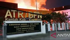 Kantor BPN Karawang Kebakaran