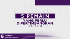 Thumbnail video untuk Tips FPL GW12