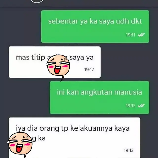 6 Chat Pelanggan Titip Barang Lain ke Driver Ojol Ini Bikin Bingung