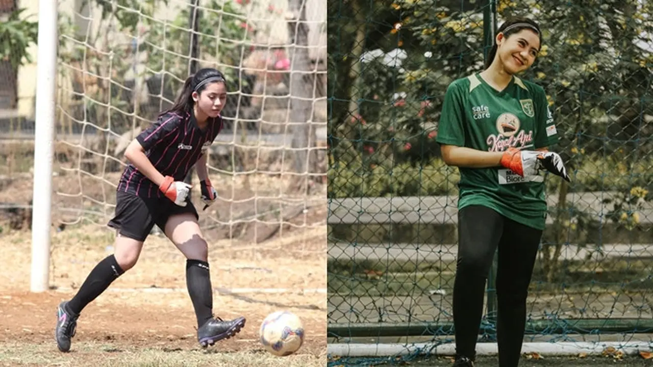 7 Potret Cantik Nabila Ghassani, Penjaga Gawang Persebaya P