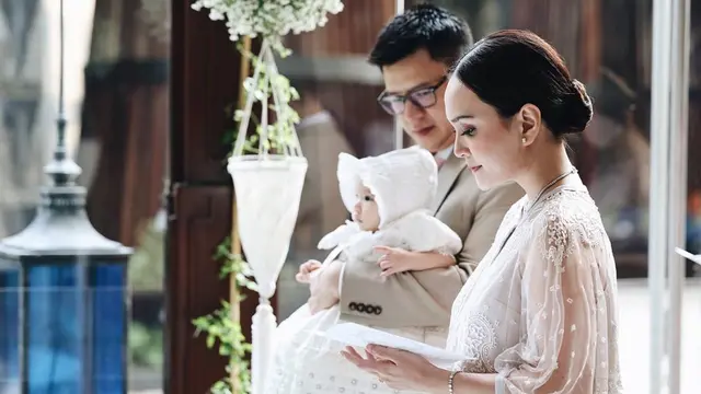 7 Momen Anak Shandy Aulia Dibaptis, Penuh Kebahagiaan Sekaligus Haru