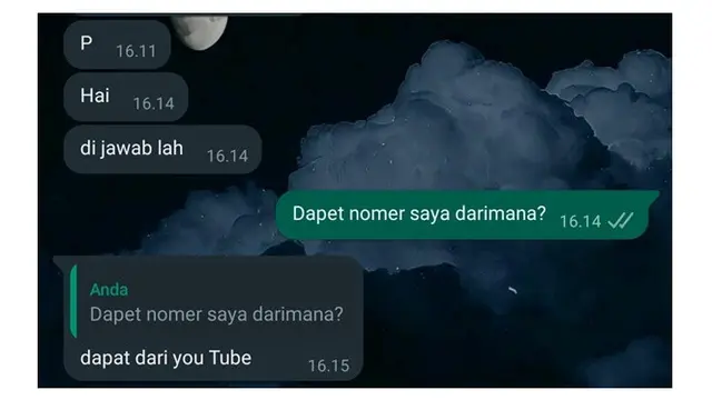 6 Chat Absurd dari Orang Tak Dikenal Ini Bikin Kesal Sekaligus Bingung