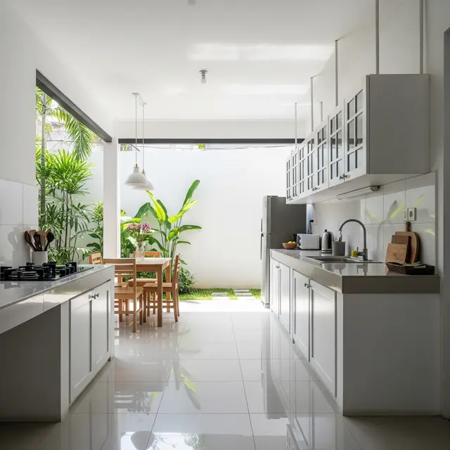 6 Contoh Dapur Kecil Belakang Rumah Tidak Pengap dan Tidak Becek, Sederhana Tetap Nyaman