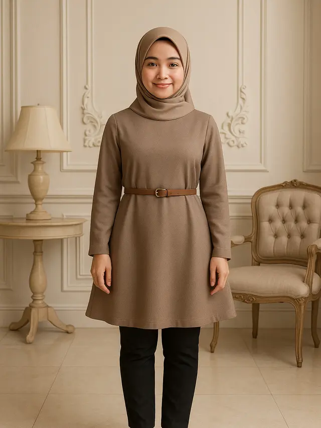 Tips dan Model Tunik untuk Wanita Tinggi 150 cm