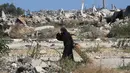 Sebanyak 115 organisasi kemanusiaan dan lembaga bantuan terus menyuarakan keprihatinan terkait blokade dan serangan militer Israel di Jalur Gaza. (Eyad BABA/AFP)