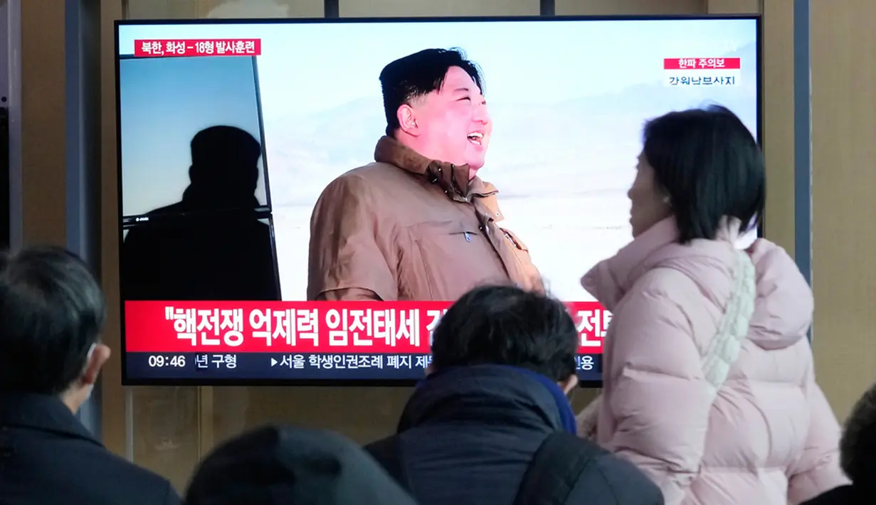 Presiden Yoon Suk Yeol disebut telah memerintahkan peningkatan operasi pencegahan nuklir yang efektif oleh Korea Selatan dan AS. (AP Photo/Ahn Young-joon)