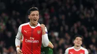 Mesut Ozil mencetak hattrick di laga melawan Ludogorets, Kamis (20/10/2016) dinihari WIB (Reuters / Toby Melville Livepic)