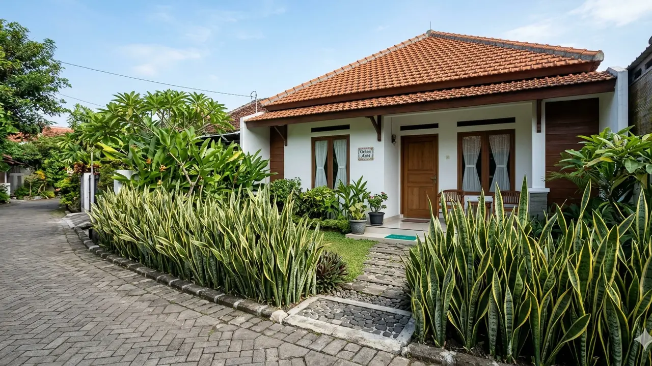 Tanaman Pagar Hidup Anti Retak untuk Rumah Kecil/Gemini