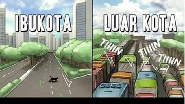Meme mudik lebaran