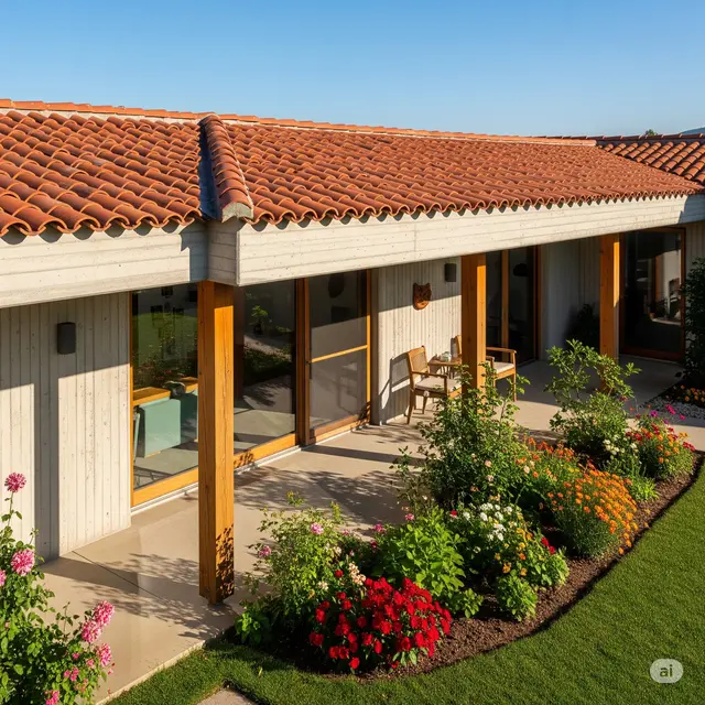 17 Model Dak Cor Teras Depan Rumah Modern dan Minimalis