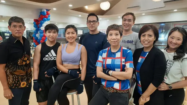 Ari Wibowo ketika membuka gerai Pilates Re Bar di Kemang, Jakarta Selatan, Sabtu (29/10/2022).