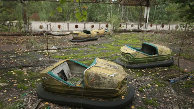 Berada di Kawasan Chernobyl, Pripyat Menjelma Jadi 'Kota Hantu'