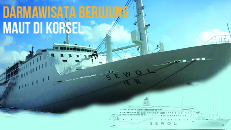 Infografis Tenggelamnya Kapal Sewol