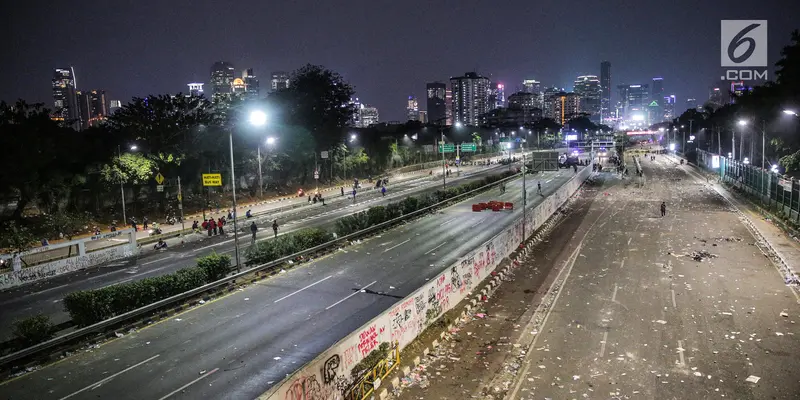 Pasca Demo Mahasiswa, Begini Kondisi di kawasan Jalan Depan DPR