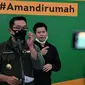 Gubernur Jabar Ridwan Kamil menggelar konferensi pers terkait Adaptasi Kebiasaan Baru (AKB), di Gedung Pakuan, Kota Bandung, Jumat (29/5/2020). (Foto: Humas Jabar)