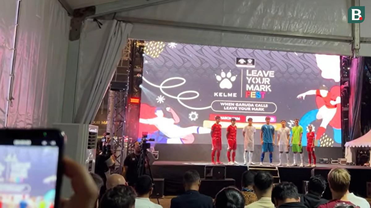 Resmi! Jersey Anyar Timnas Indonesia Produksi Kelme Dilaunching: Ada Garis-Garis yang Menarik Perhatian