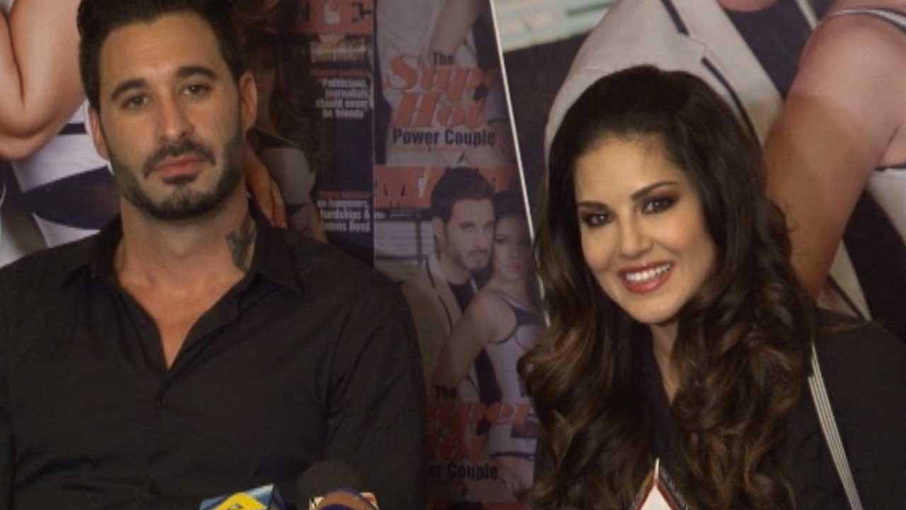 Sunny Leone dan suaminya, Daniel Weber.